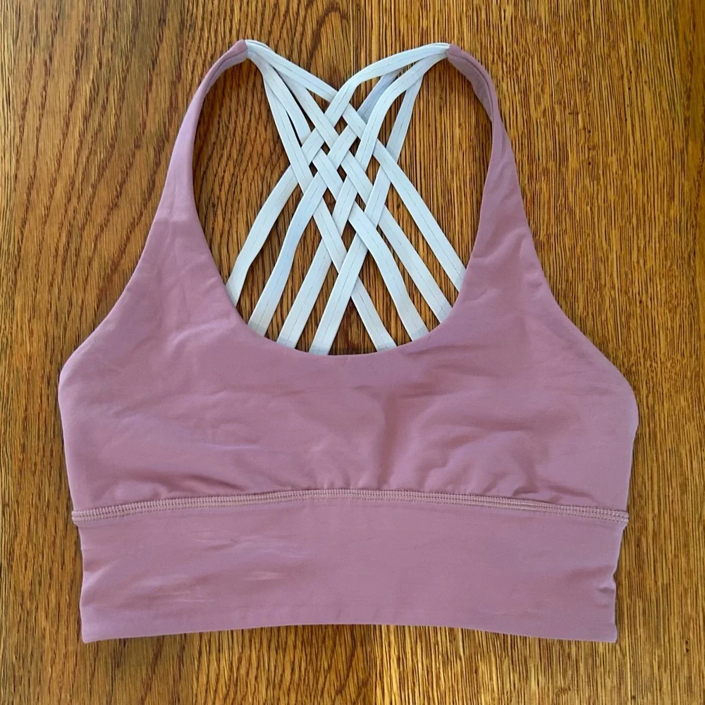 Lululemon Free To Be Moved Bra Dusty Rose - Size 4